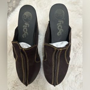 Flogg size 8.5 Brown Clogs